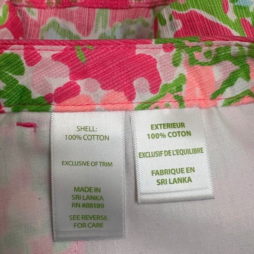 Lilly Pulitzer Adie Shorts 4 Flamingo Pink Southern Charm Resort Beach Preppy - Picture 6 of 6